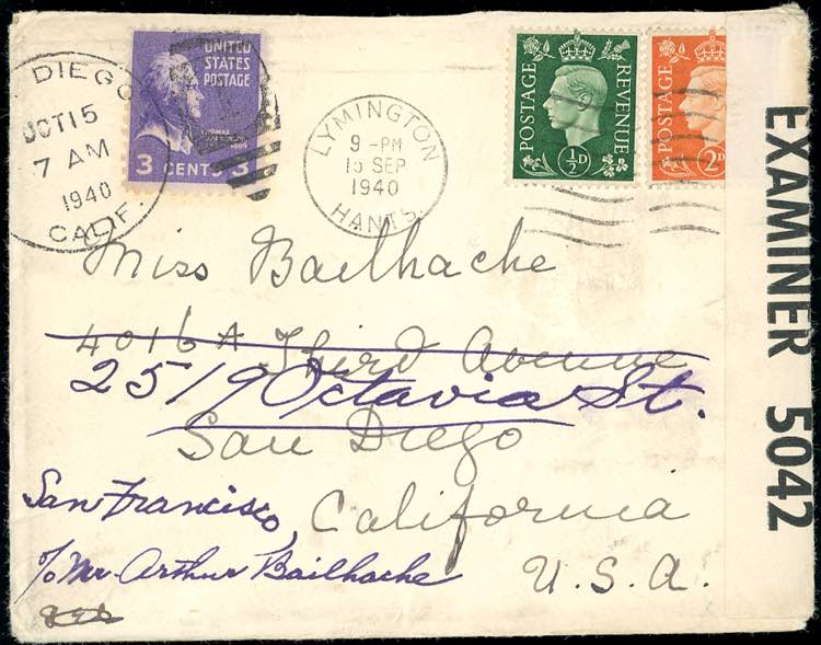 1940 - GREAT BRITAIN/UNITED STATES ... 