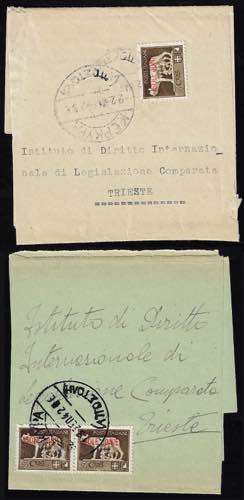 ISOLE JONIE 1942 - Due fascette, ... 