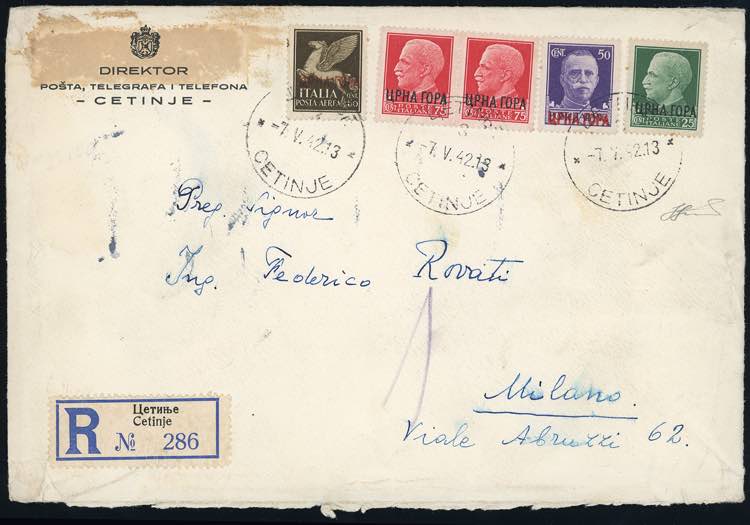 MONTENEGRO 1942 - 25 cent., 50 ... 