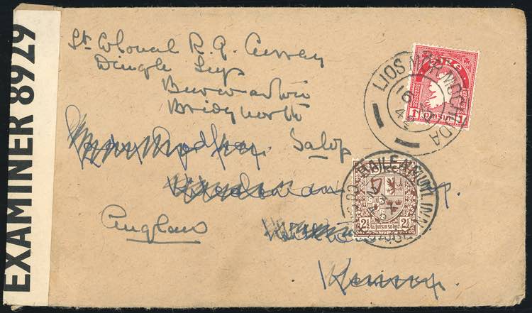 1942 - IRELAND - Redirected with ... 