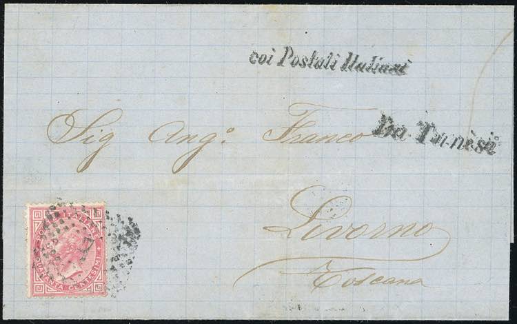 TUNISI 1872 - 40 cent. De La Rue ... 