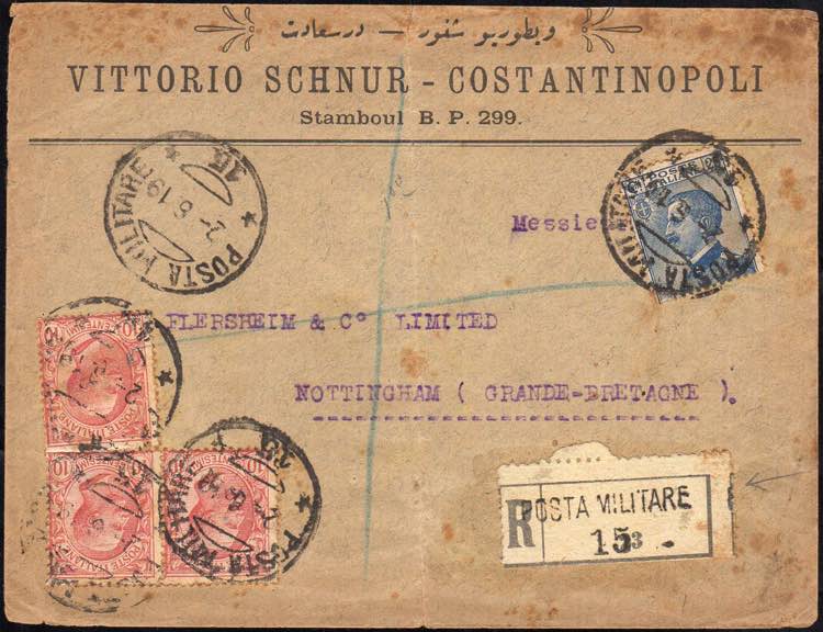 COSTANTINOPOLI 1919 - 10 cent. ... 