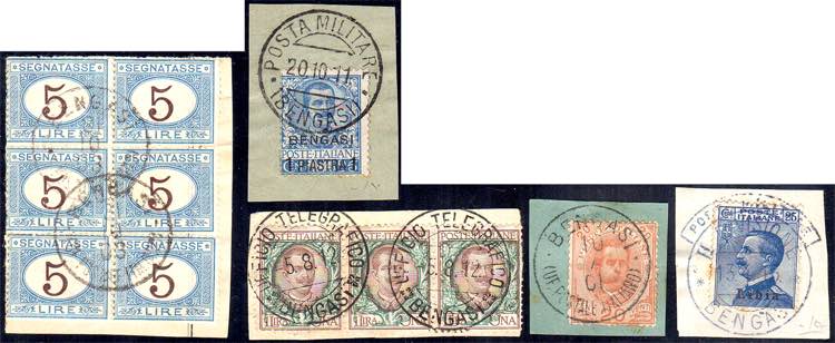 BENGASI 1901/1916 - Cinque ... 