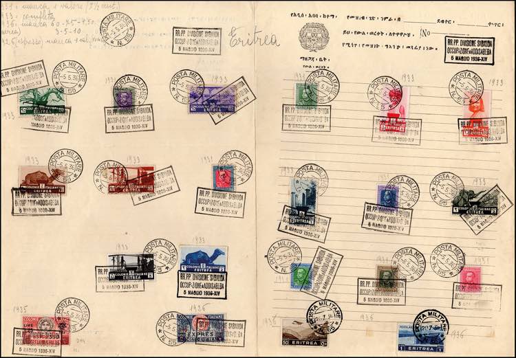 1936 - Ventuno esemplari del ... 