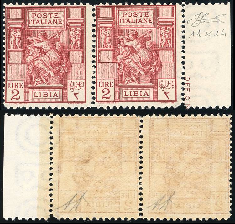 1929 - 2 lire Sibilla Libica, ... 