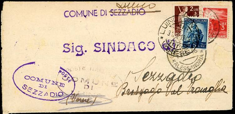 1948 - ITALY - Redirected with ... 