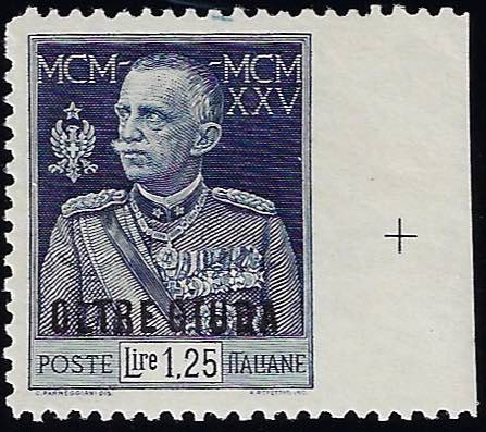 1925 - 1,25 lire Giubileo, dent. ... 