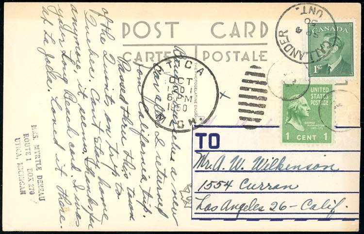 1950 - CANADA/UNITED STATES OF ... 