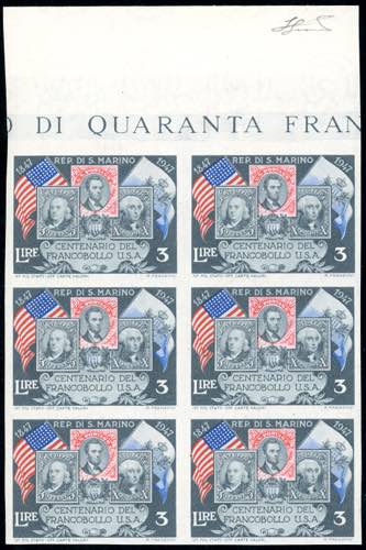 1947 - 3 lire Centenario ... 