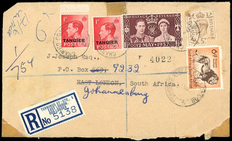 1957 - GREAT BRITAIN TANGIER/SOUTH ... 