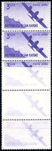 1946 - 3 lire Vedute (54), ... 