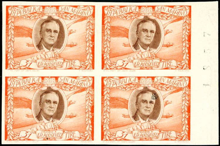 1947 - 31 lire Roosvelt, non ... 