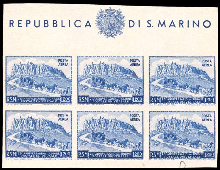 1951 - 200 lire UPU, foglietto ... 