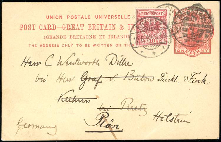1892 - GREAT BRITAIN/GERMANY  ... 