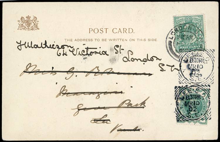 1902 - GREAT BRITAIN - Redirected ... 