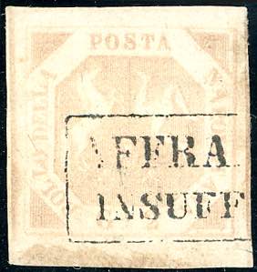 1858 - 2 grana rosa brunastro, III ... 