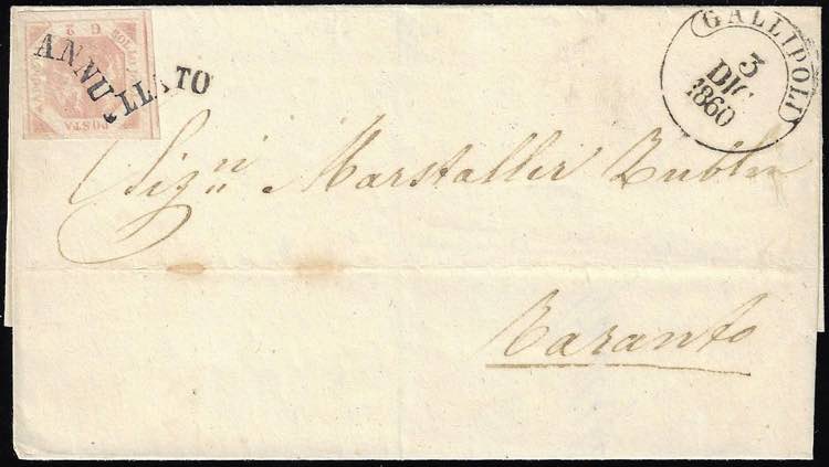 1860 - 2 grana rosa chiaro, III ... 