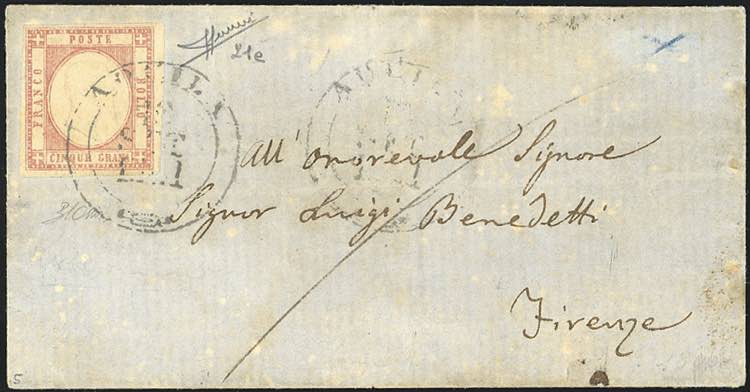 1861 - 5 grana rosa (21e), ... 