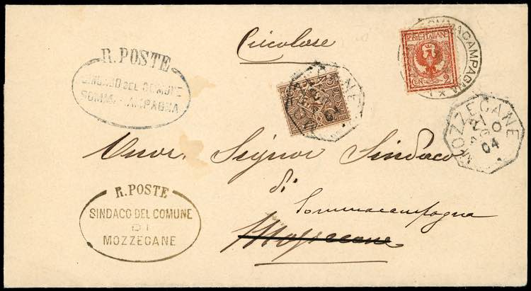1904 - ITALY - Redirected with ... 