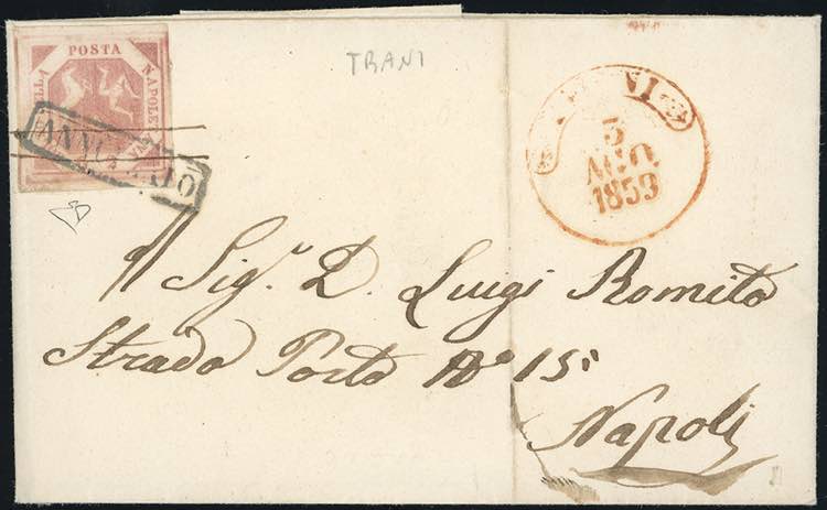 TRANI, penna  annullato non ... 