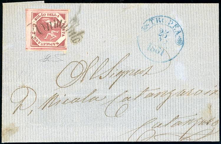 TROPEA, svolazzo  cerchio azzurro ... 