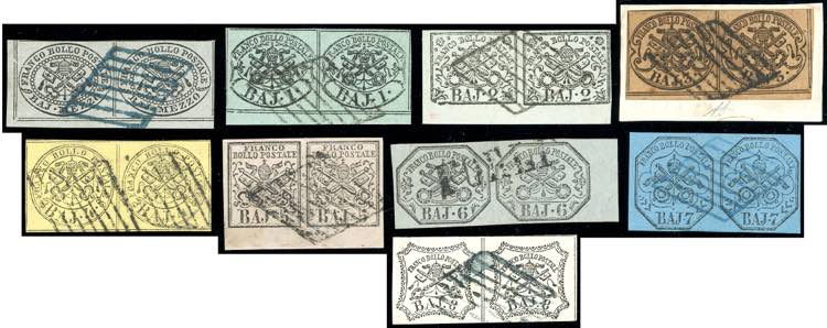 1852 - Serietta tipo di nove ... 