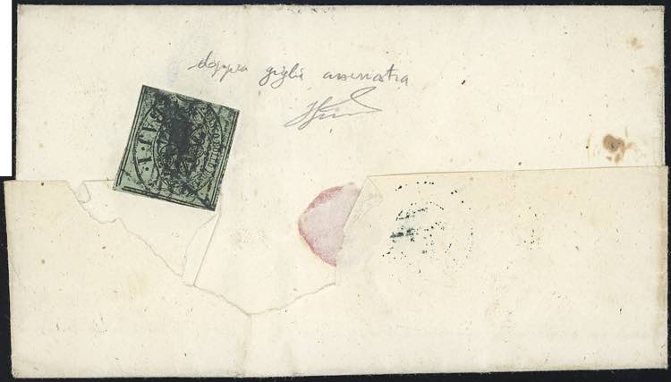 1862 - 1 baj verde grigiastro, ... 