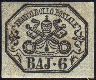 1852 - 6 baj grigio verdastro (7), ... 