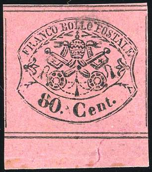 1867 - 80 cent. rosa lillaceo ... 