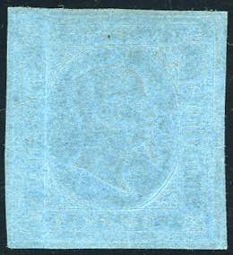 1853 - 20 cent. azzurro (5), ... 