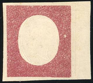 1854 - 40 cent. rosso mattone, non ... 