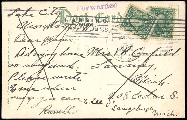 1908 - UNITED STATES OF AMERICA - ... 