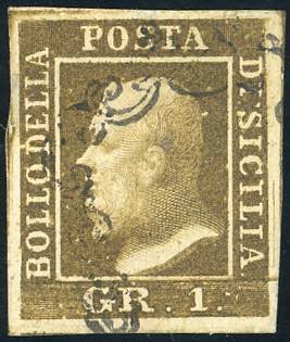 1859 - 1 grano bruno ruggine, I ... 