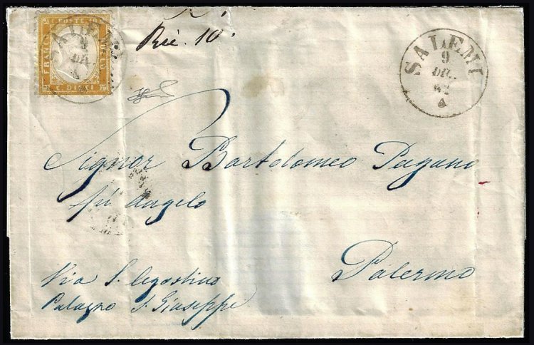 SALEMI, cerchio su Regno I ... 