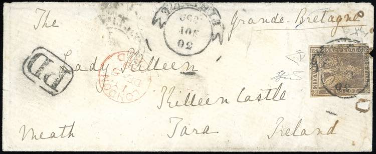 1859 - 9 crazie bruno lillaceo, ... 