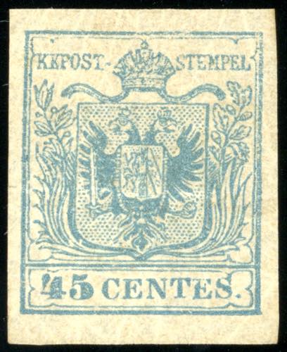 LOMBARDO VENETO 1852 - 45 cent. ... 