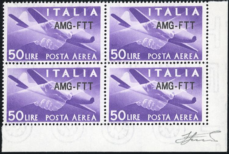 POSTA AEREA 1954 - 50 lire, nuovo ... 