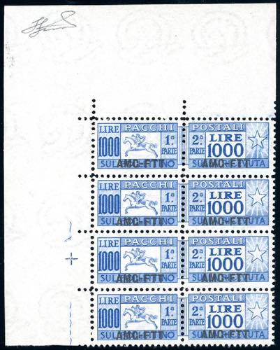 PACCHI POSTALI 1954 - 1.000 lire ... 