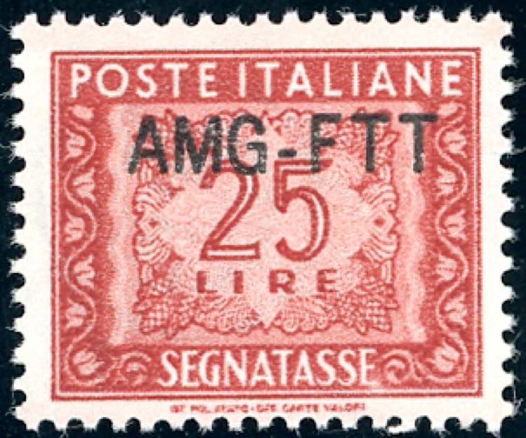 SEGNATASSE 1954 - 25 lire, nuovo ... 