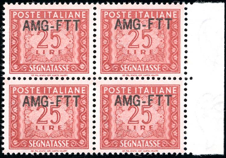 SEGNATASSE 1954 - 25 lire, nuovo ... 