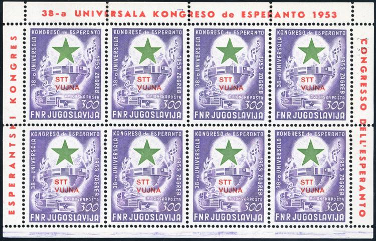 FOGLIETTI 1953 - 300 d. Esperanto ... 