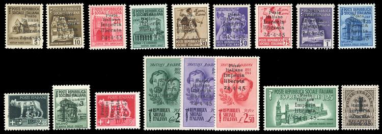 IMPERIA 1945 - Soprastampati, ... 