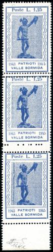 VALLE BORMIDA 1945 - 1,25 lire ... 