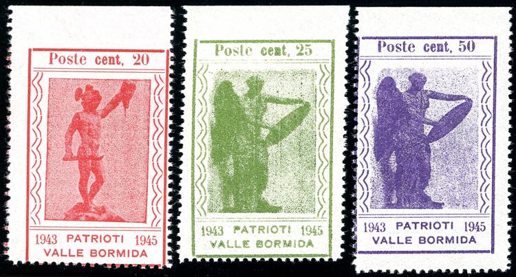 VALLE BORMIDA 1945 - 20, 25, e 50 ... 