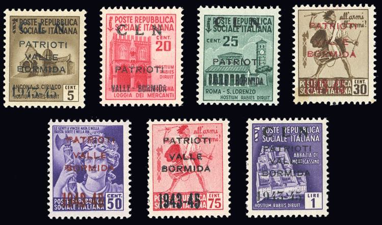 VALLE BORMIDA 1945 - Soprastampati ... 