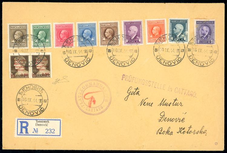 OCCUPAZIONE TEDESCA CATTARO 1944 - ... 