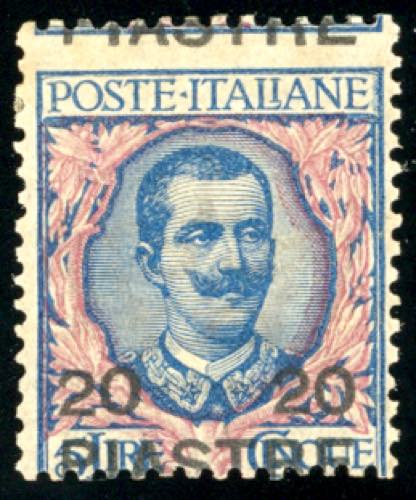 COSTANTINOPOLI 1908 - 20 piastre ... 