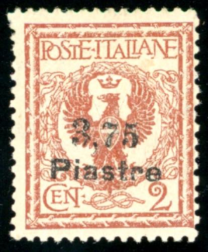COSTANTINOPOLI 1922 - 3,75 piastre ... 