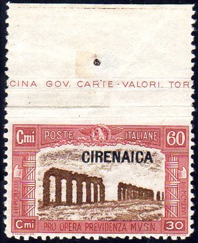 1927 - 60 + 30 cent. Milizia I, ... 