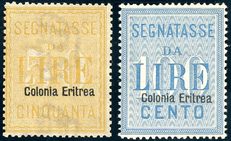 SEGNATASSE 1903 - 50 e 100 lire ... 